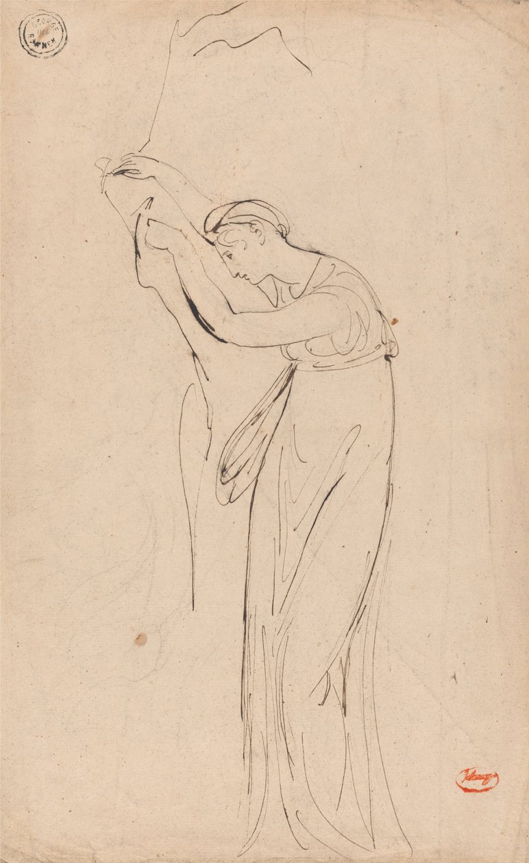 Klasická nymfa od George Romney