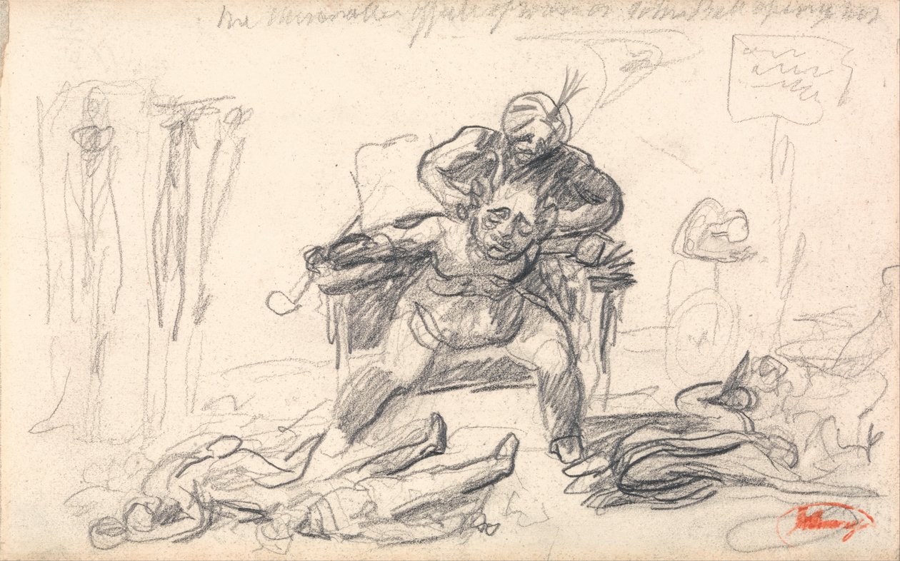Vládce démonů a poddaní: "Bídné účinky války na Johna Bulla..." od George Romney