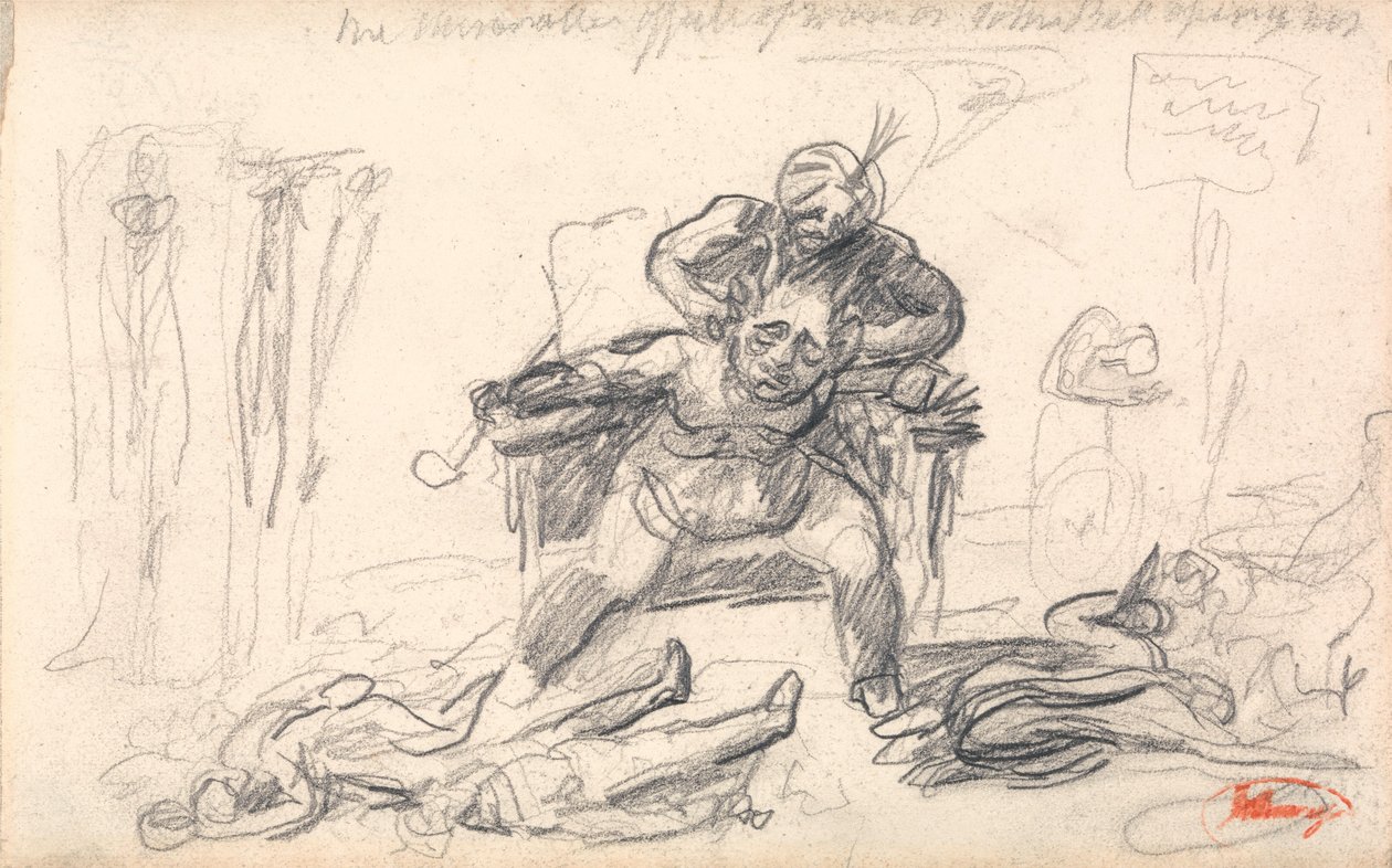Vládce démonů a jeho poddaní: „Zhoubné důsledky války pro Johna Bulla...“ od George Romney
