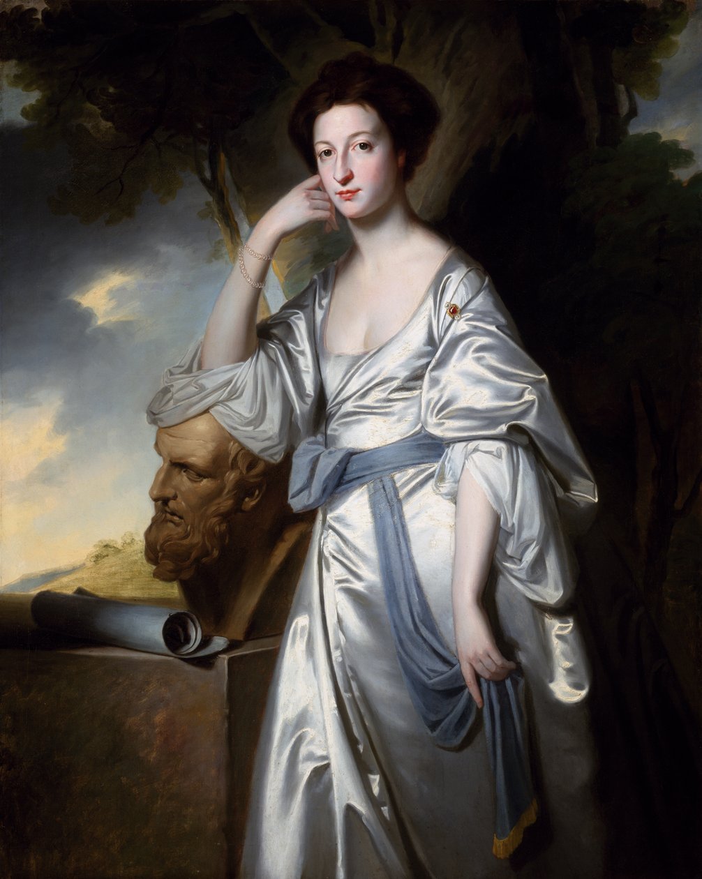 Alžběta, Lady Blunt, kolem roku 1764 od George Romney