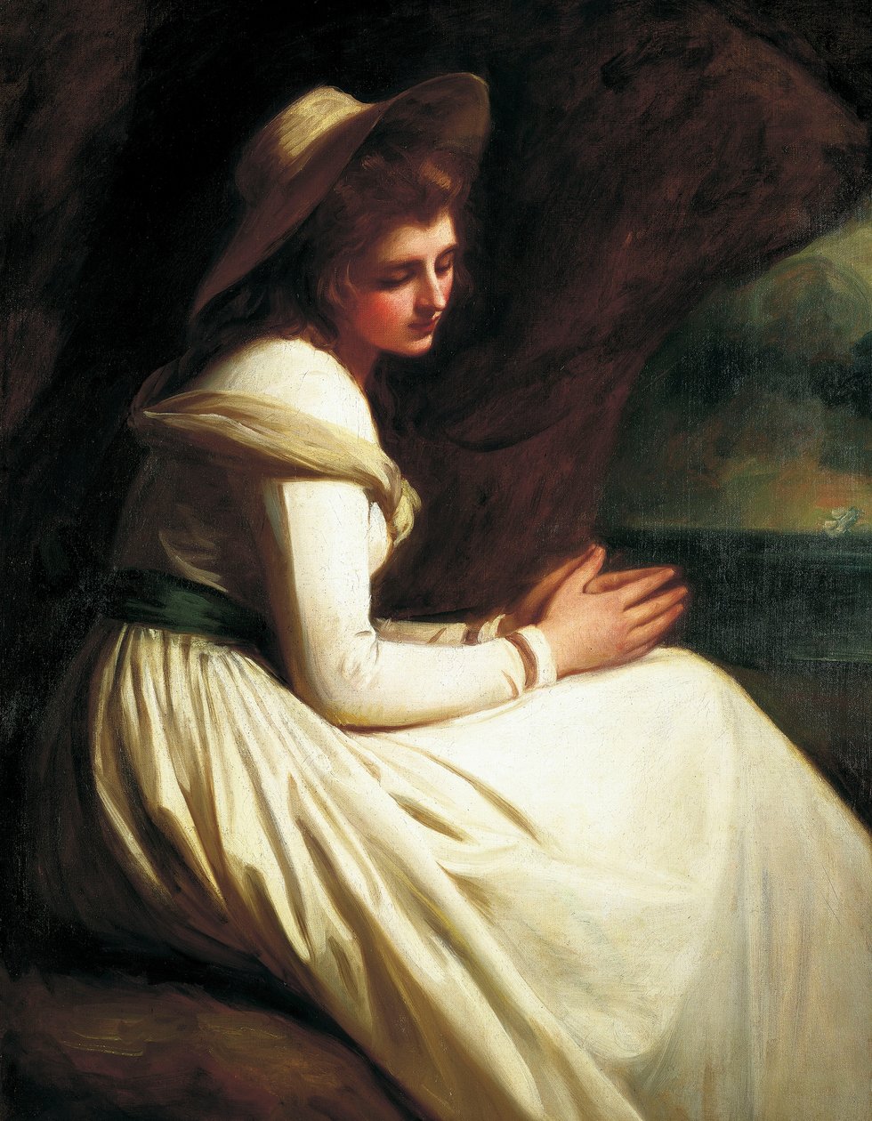 Emma Hartová, pozdější lady Hamiltonová (asi 1761-1815) od George Romney
