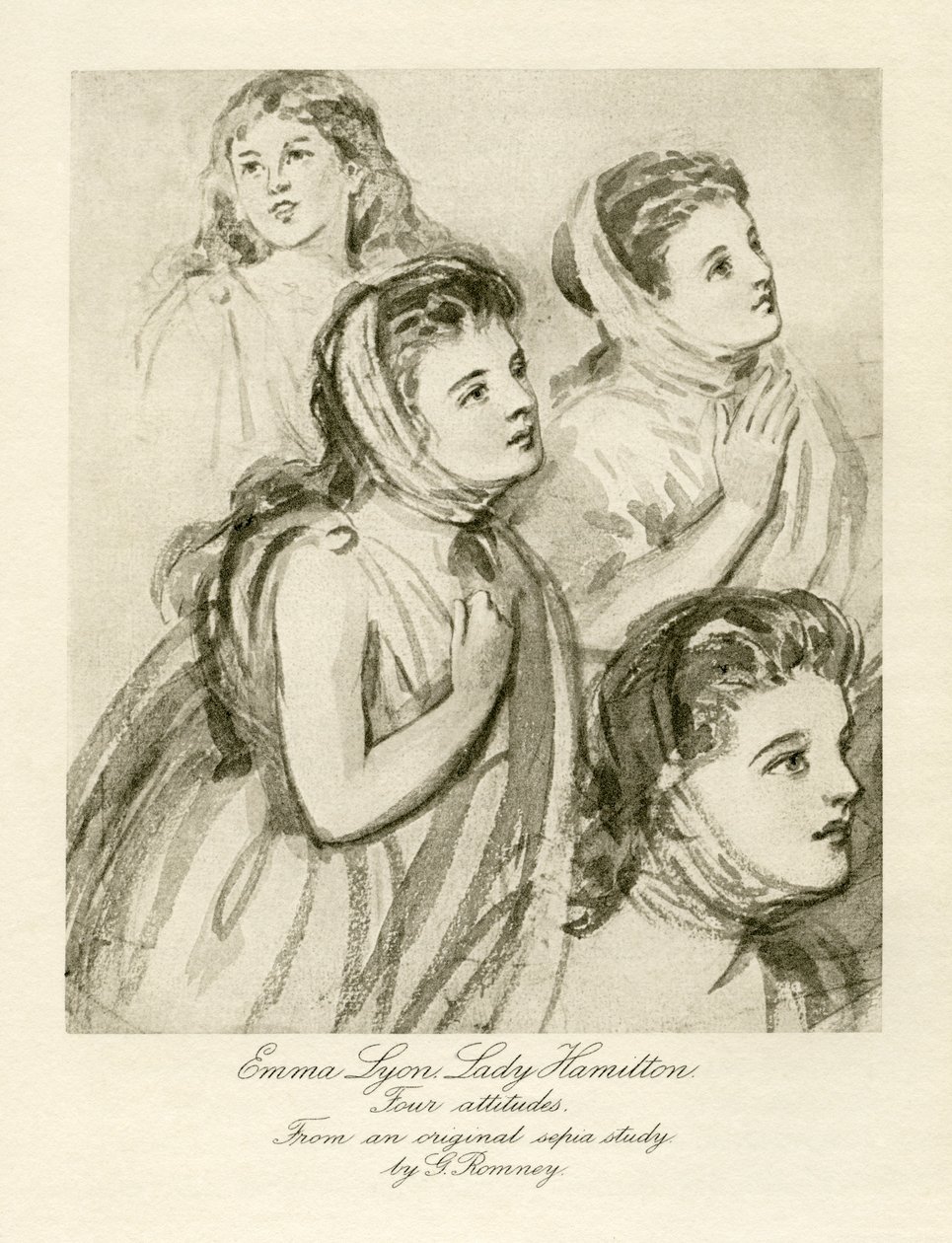 Emma Lady Hamiltonová od George Romney