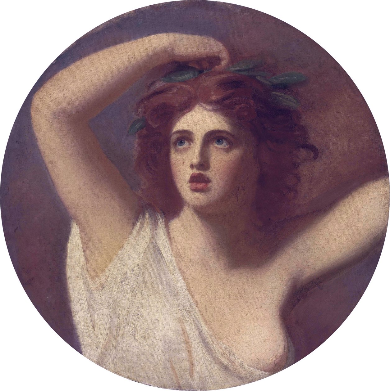 Emma, Lady Hamilton jako Cassandra od George Romney