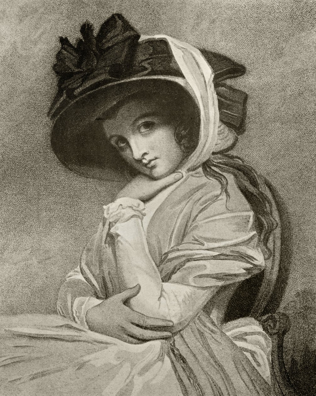 Emma, Lady Hamiltonová, vyrytá Johnem Jonesem, z 