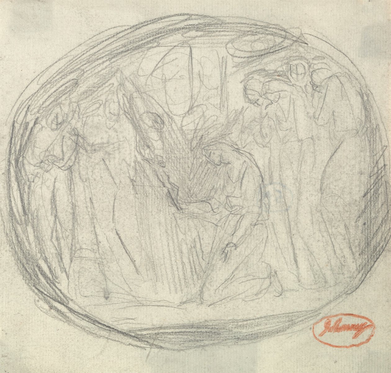 Poprava Marie Stuartové od George Romney