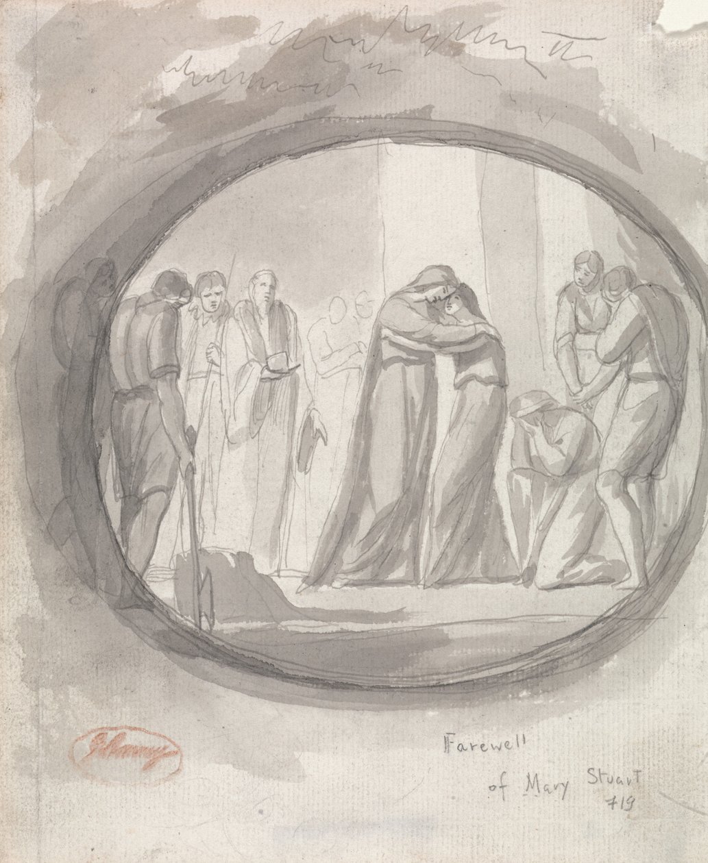 Rozloučení s Marií Stuartovou od George Romney