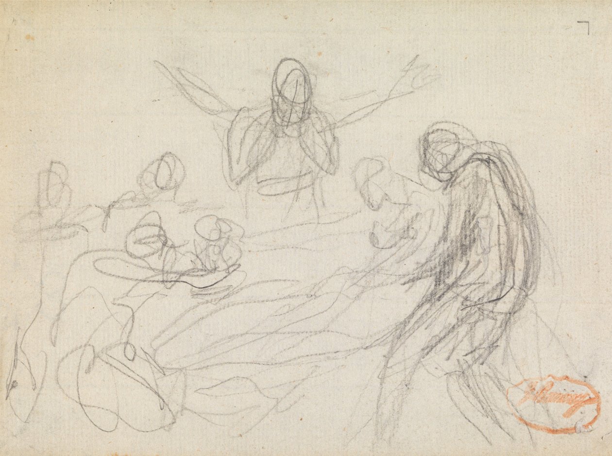 Studie kompozice postavy č. 11 od George Romney