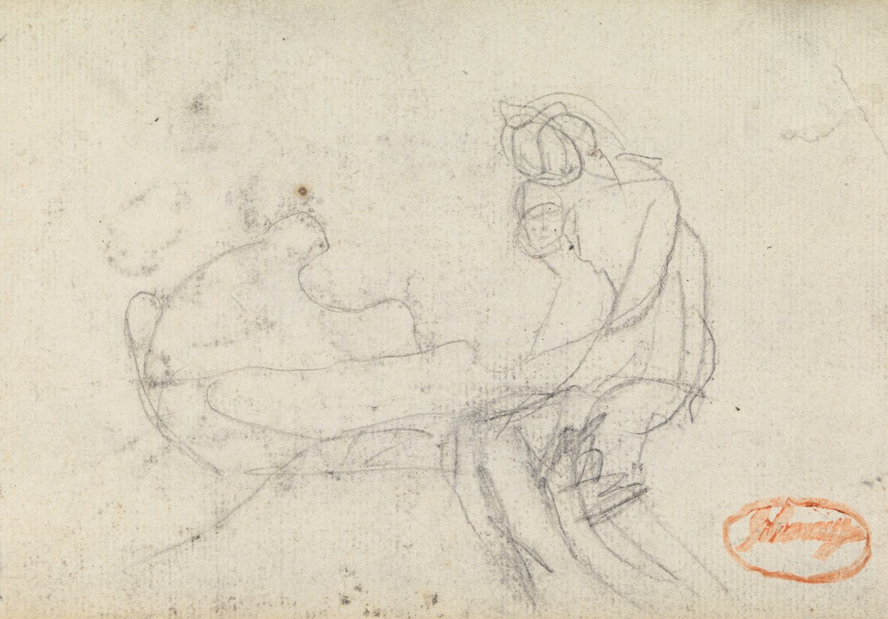 Studie kompozice postavy č. 13 od George Romney