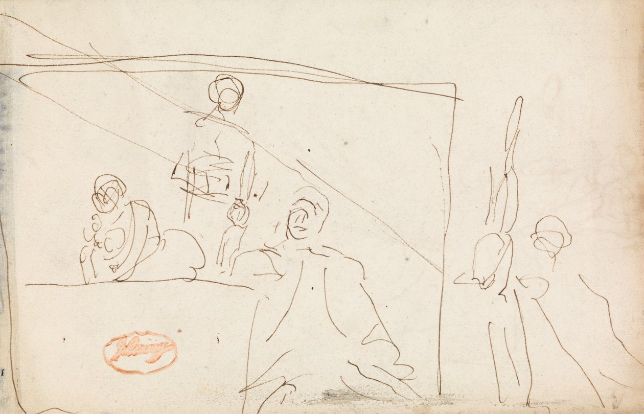 Studie kompozice postavy 18 od George Romney