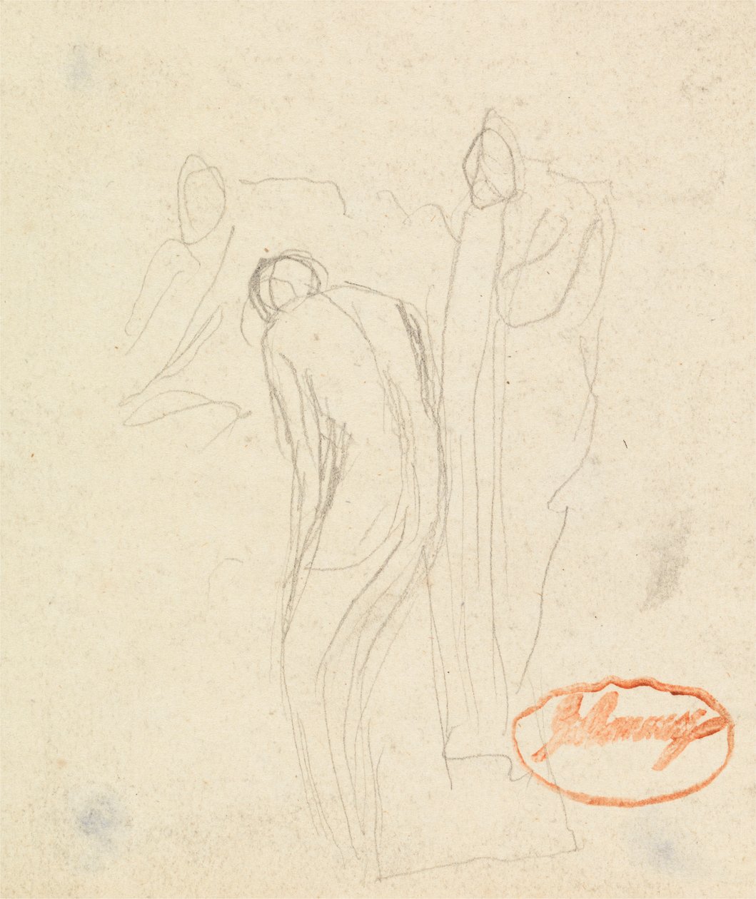 Studie složení postavy 1 od George Romney