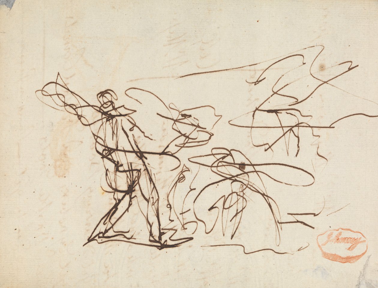 Studie složení postavy 25 od George Romney