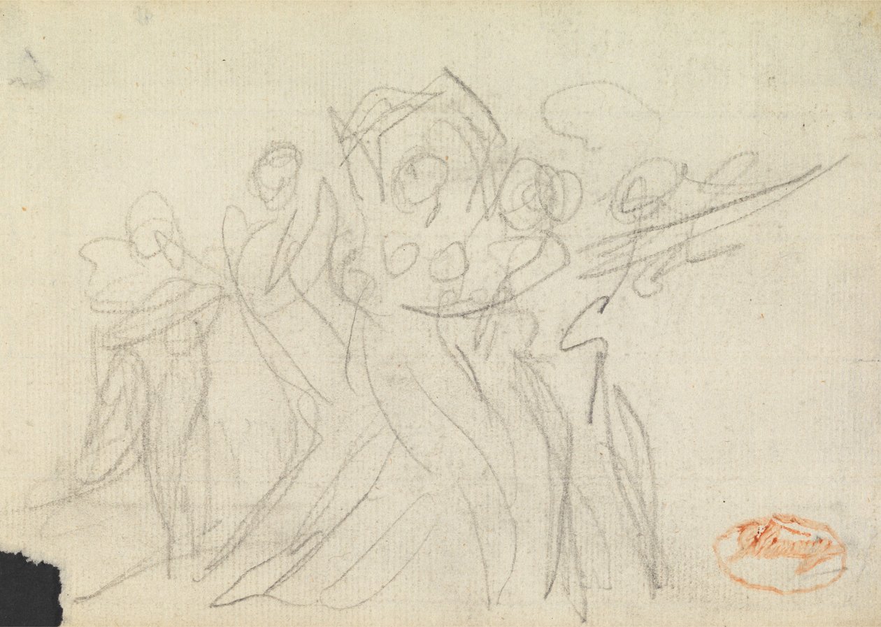 Studie kompozice postavy č. 27 od George Romney