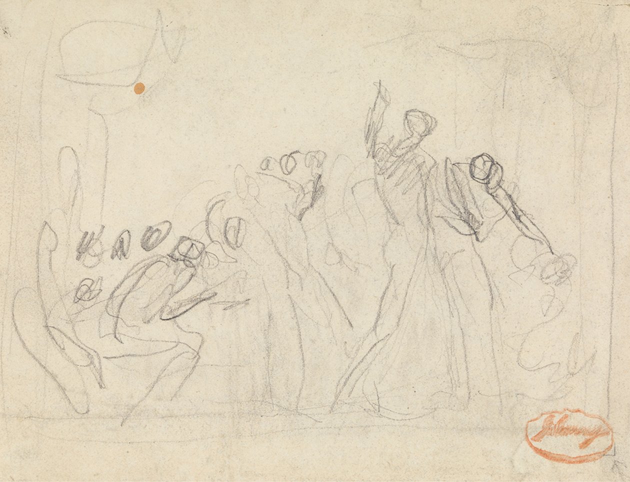 Studie složení postavy 33 od George Romney