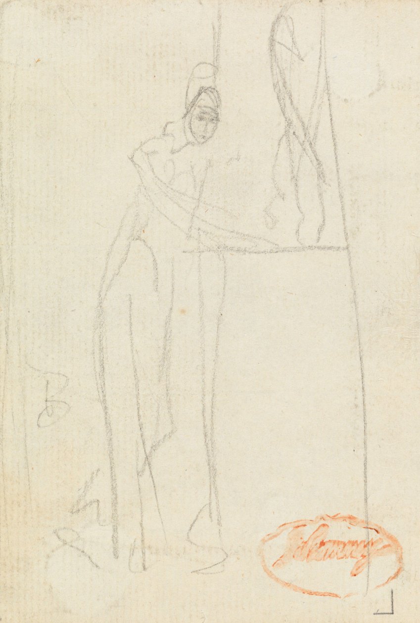 Studie postavy č. 13 od George Romney