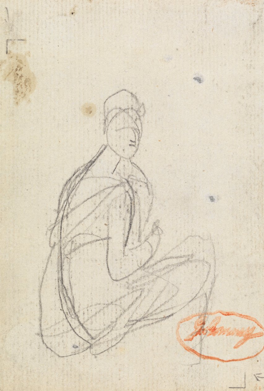 Figurální studie ženy od George Romney
