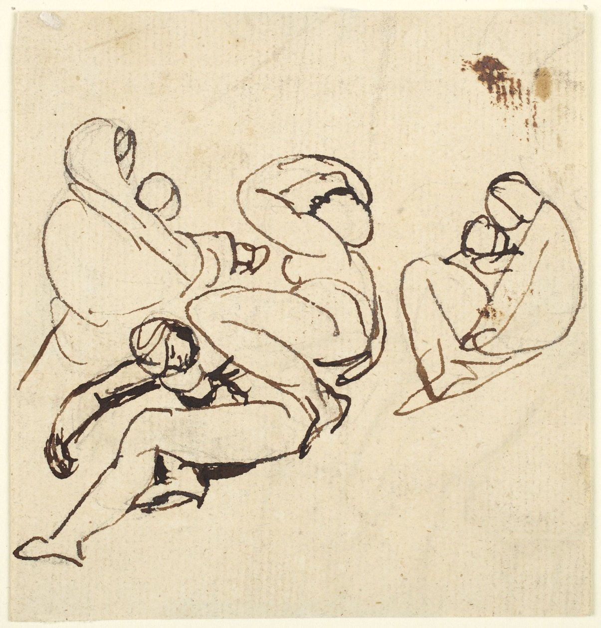 Studie postav trpících žen a dětí od George Romney