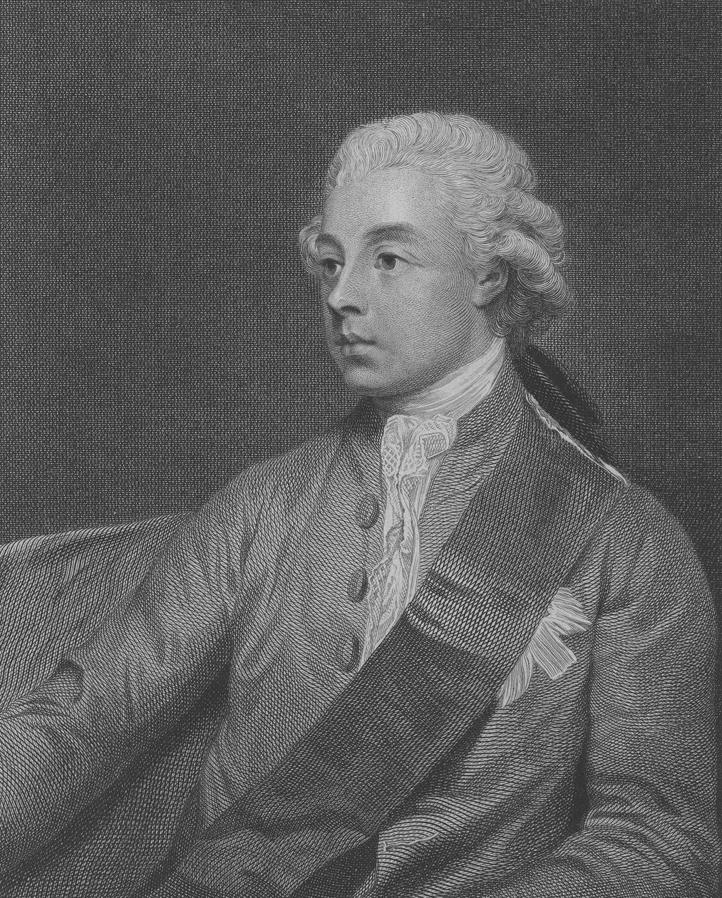 Frederick Howard, 5. hrabě z Carlisle, rytý John Keyse Sherwin, 1782 od George Romney