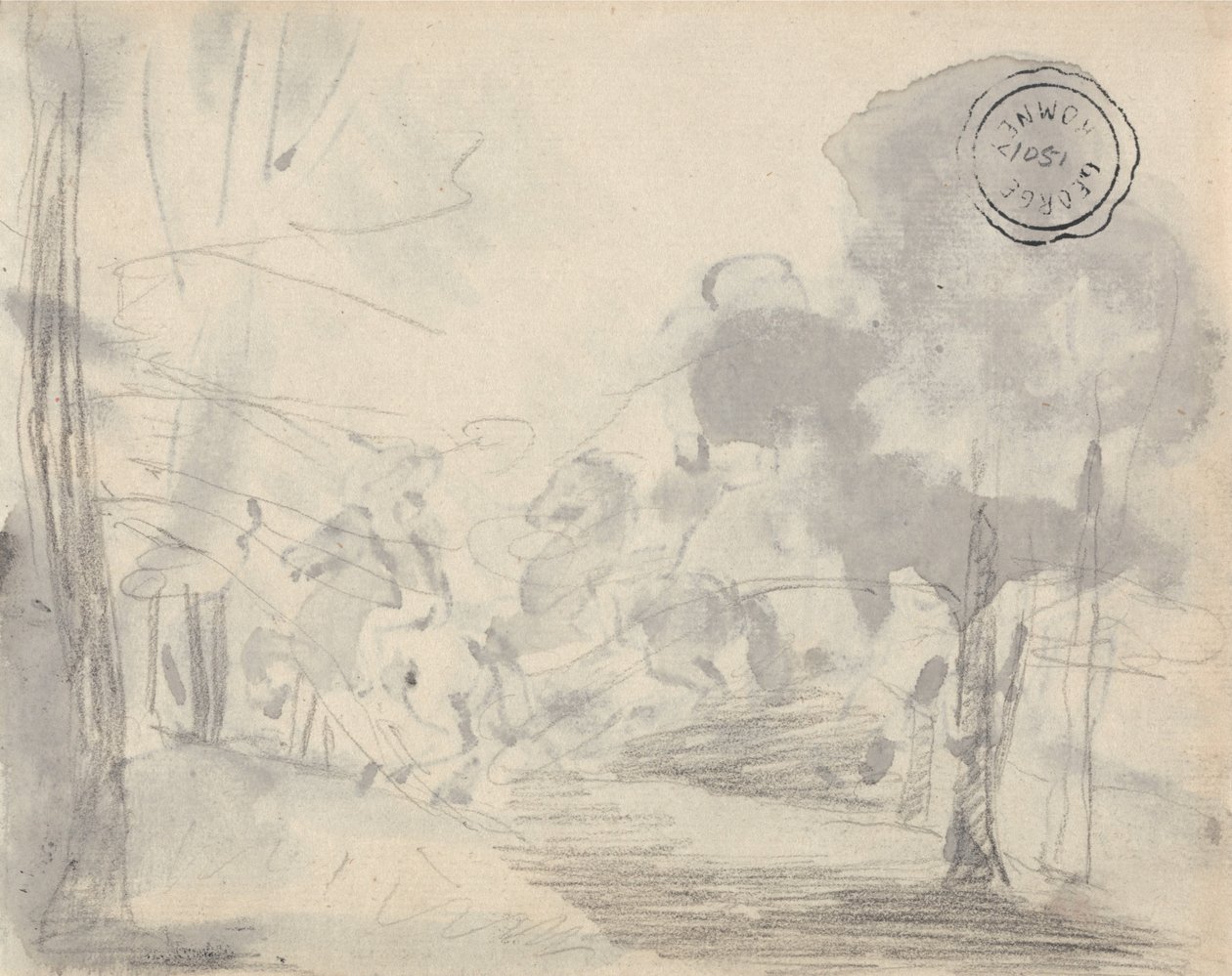 Polana stromů od George Romney
