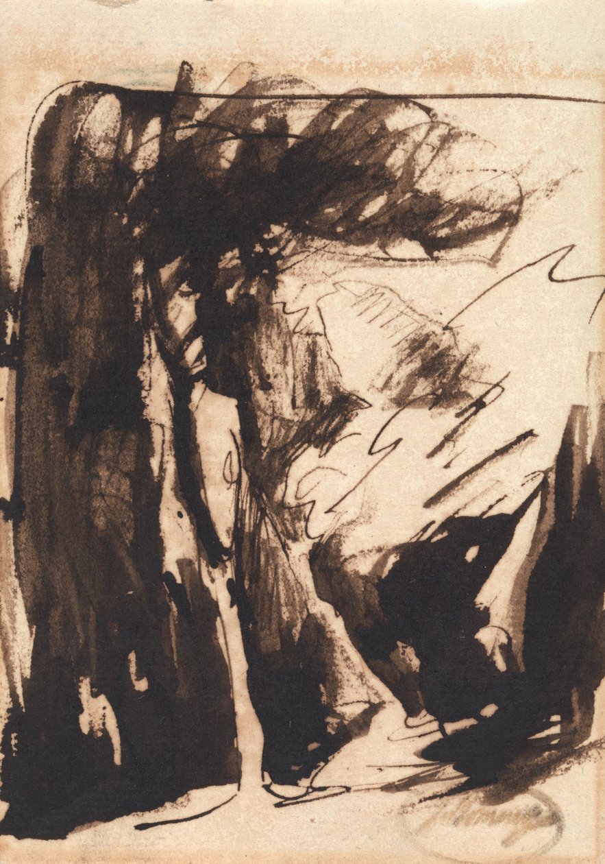 Scéna v jeskyni od George Romney