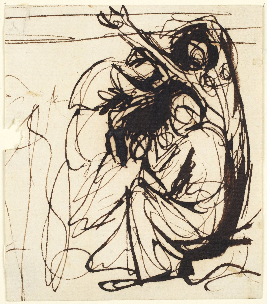 Skupina trpících postav od George Romney