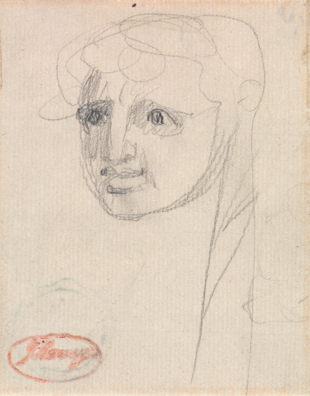 Hlava dívky od George Romney