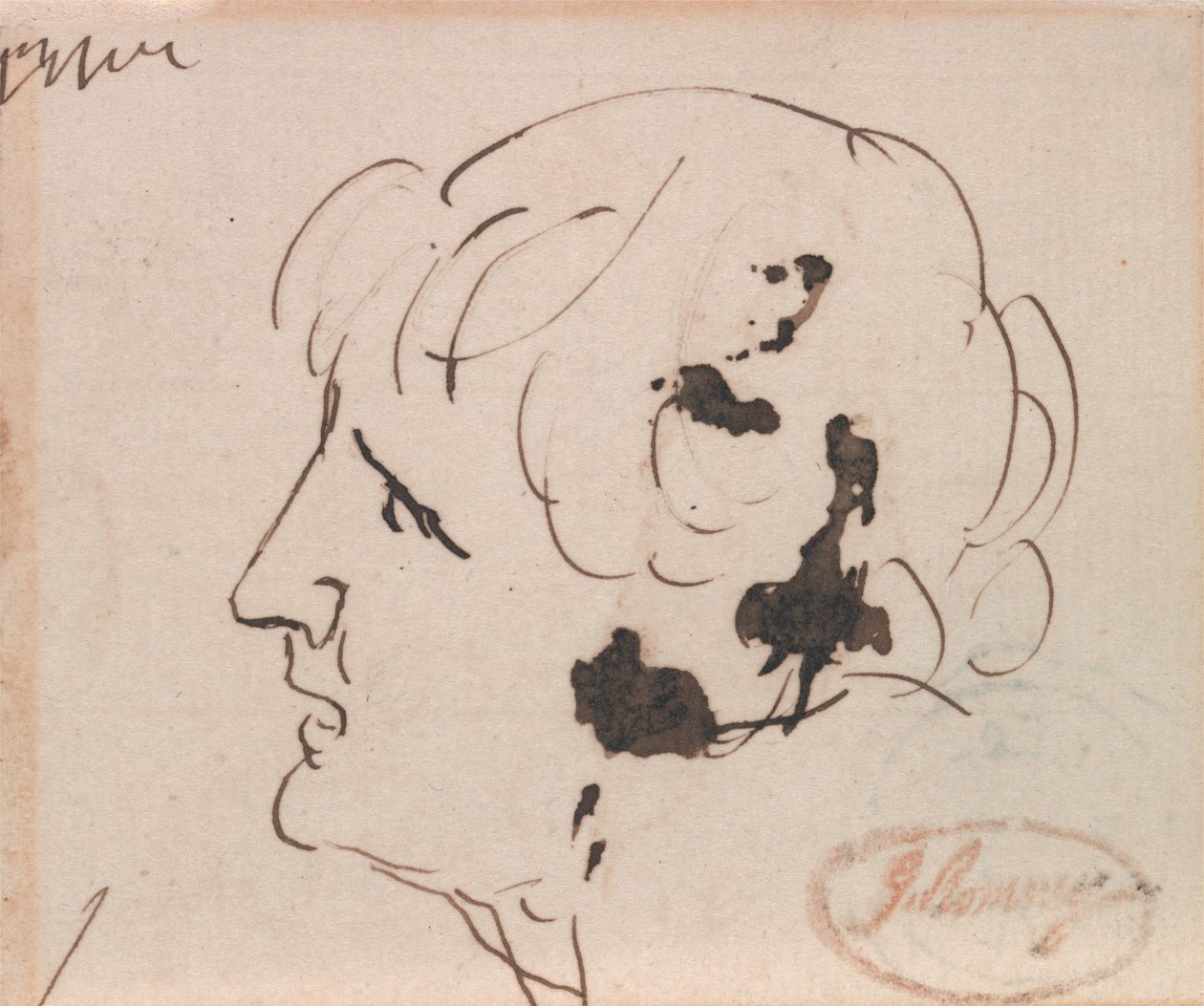 Hlava muže od George Romney
