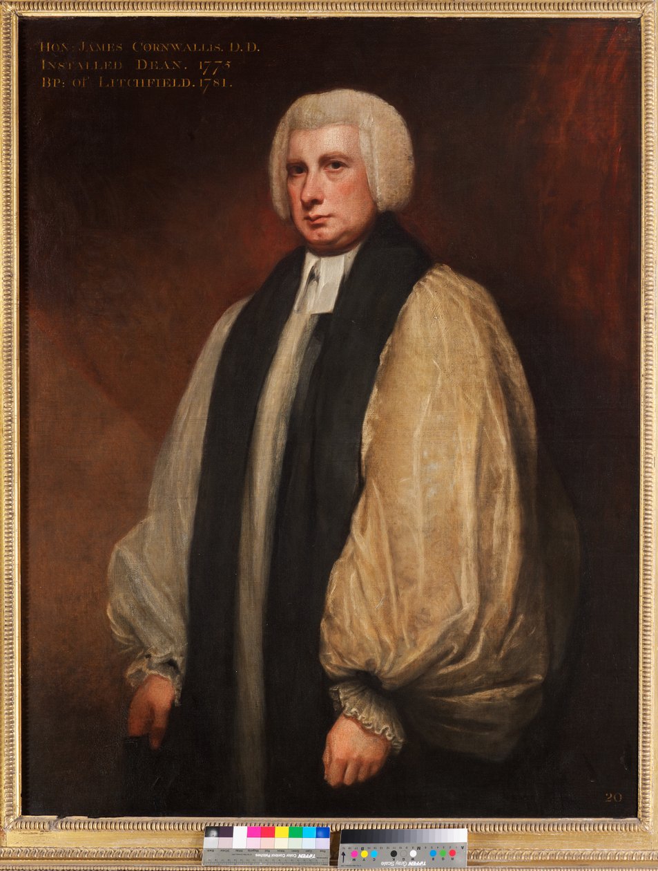 Hon. James Cornwallis (děkan v Canterbury 1775-1781) od George Romney