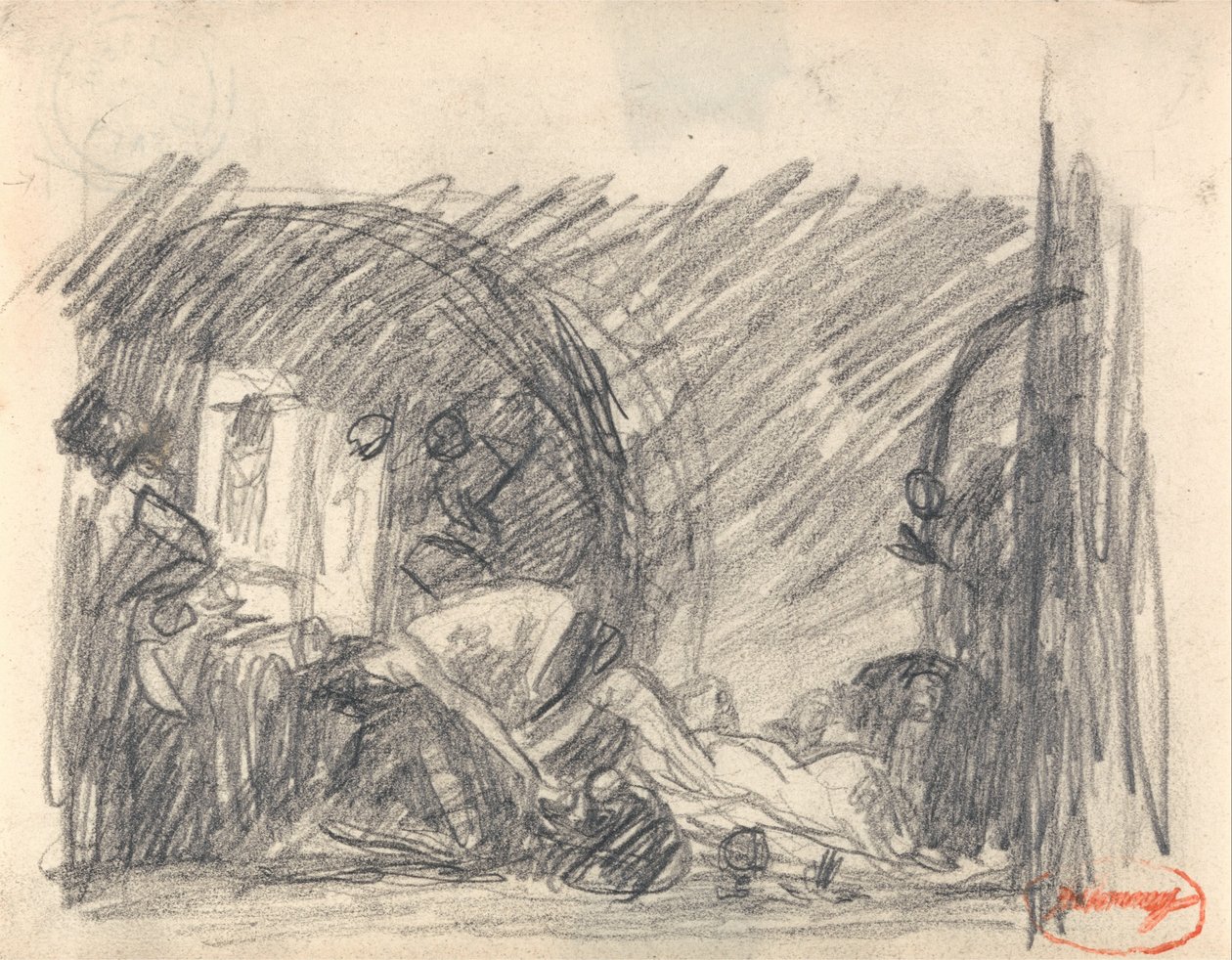Howard na návštěvě ve vězení od George Romney