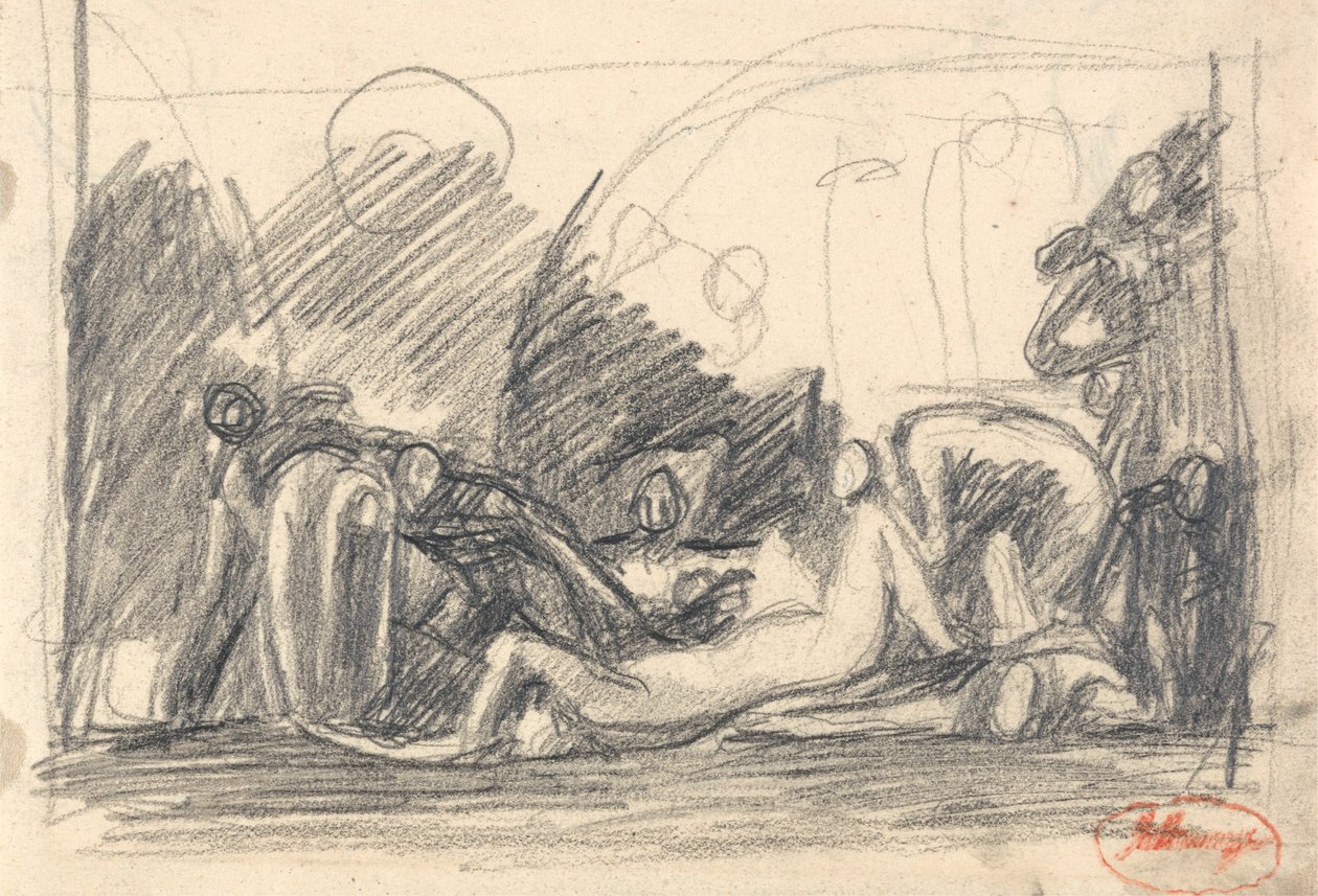 Howard na návštěvě ve věznici od George Romney