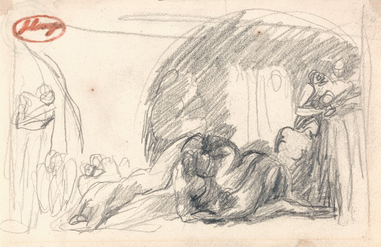 Howard na návštěvě ve věznici od George Romney