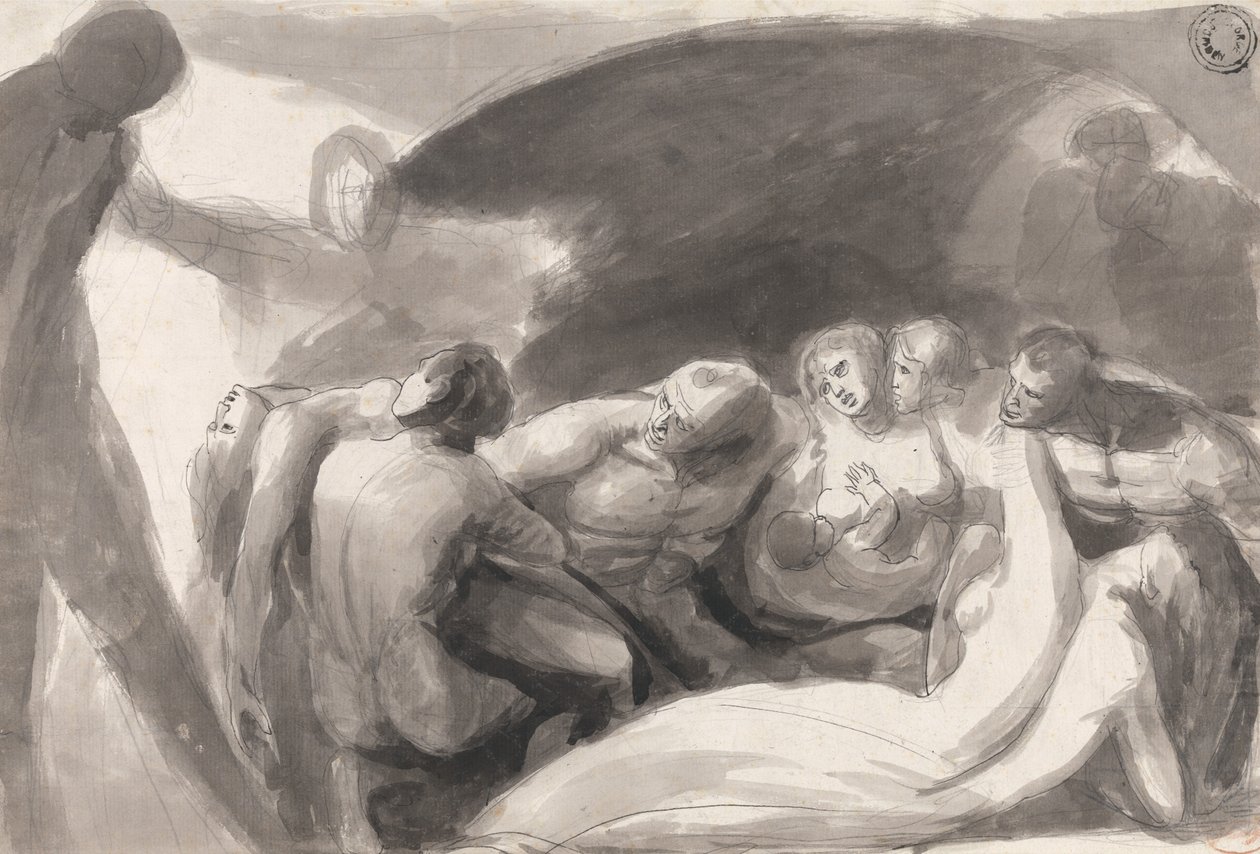 Howard na návštěvě ve věznici od George Romney