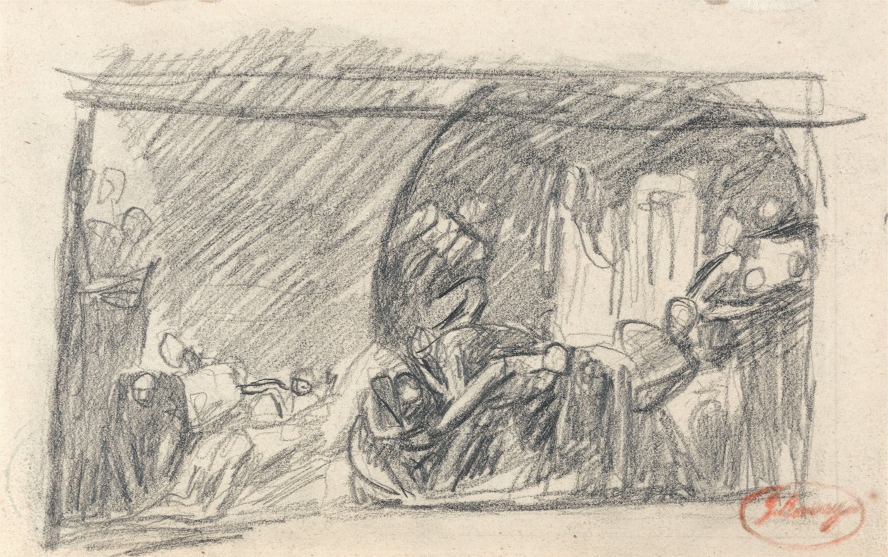 Howard na návštěvě ve věznici od George Romney