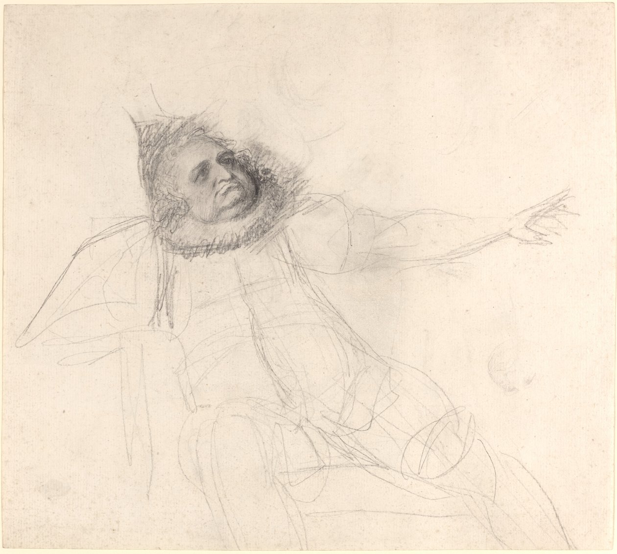 John Henderson jako Falstaff od George Romney