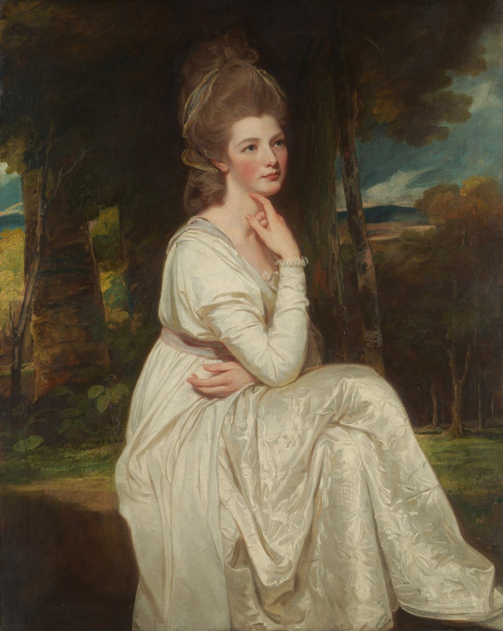Lady Elizabeth Stanley, hraběnka z Derby od George Romney