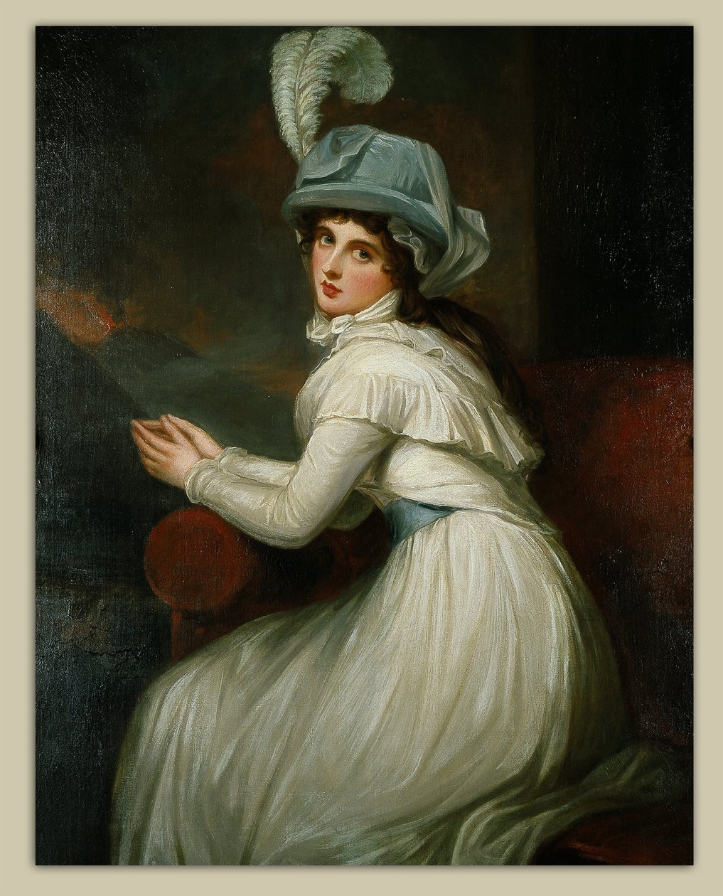Lady Hamiltonová od George Romney