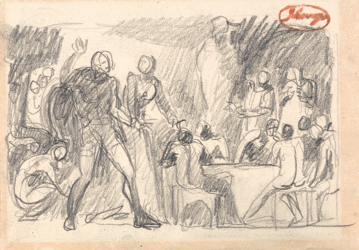 Macbeth: Scéna z hostiny od George Romney