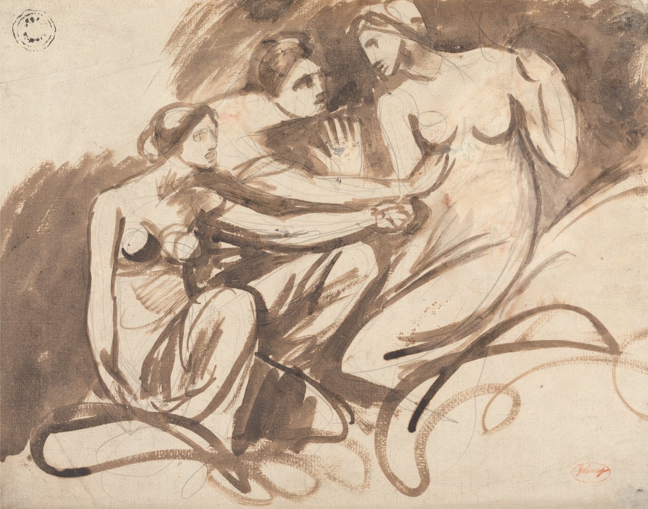 Macbeth: Tři čarodějnice od George Romney