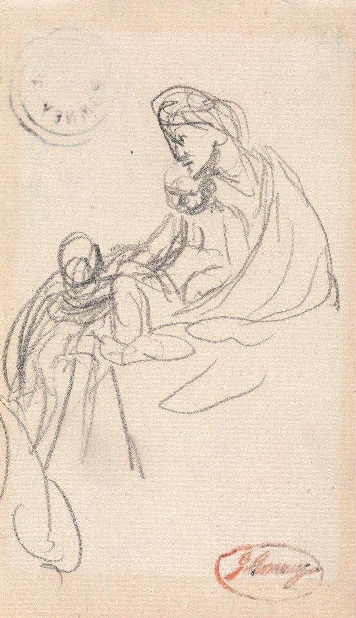 Matka a děti od George Romney