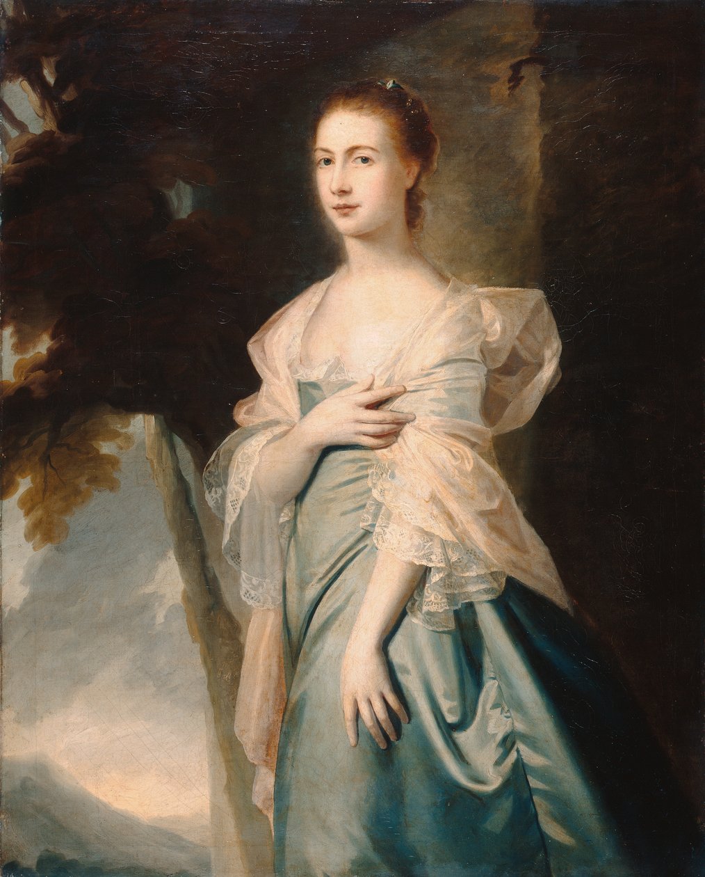 Paní Margaret Ainslie (olej na plátně) od George Romney