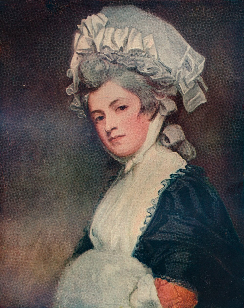 Paní Mary Robinson, 1780-1781 od George Romney