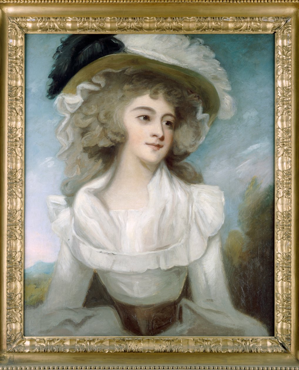 Paní Tickell (olej na plátně) od George Romney