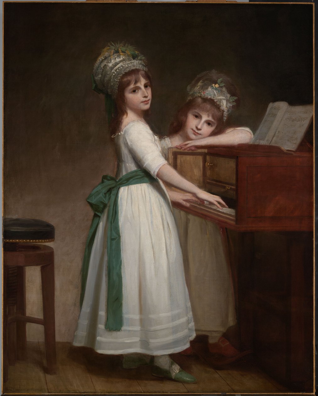 Portrét Caroline Thurlowové (nar. 1772) a Catharine Thurlowové (zemřela 1826) od George Romney