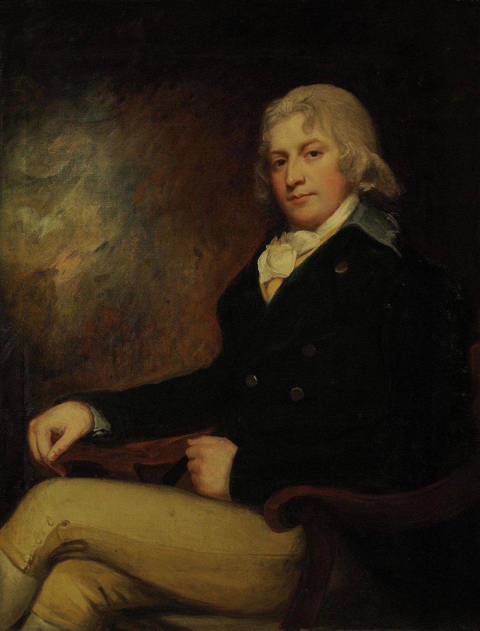 Portrét Colina Dunlopa z Garmyle od George Romney