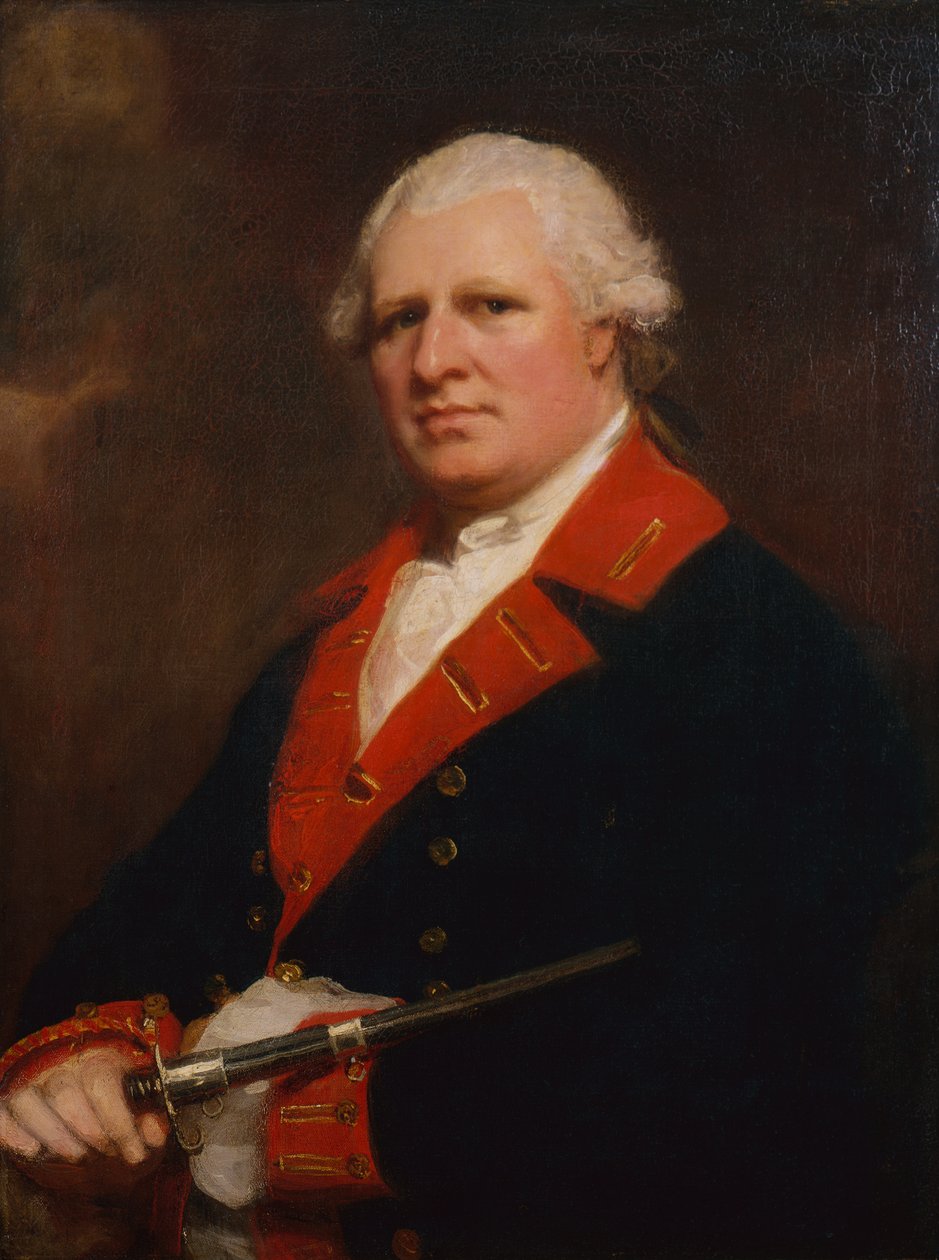 Portrét plukovníka Patricka Duffa (olej na plátně) od George Romney