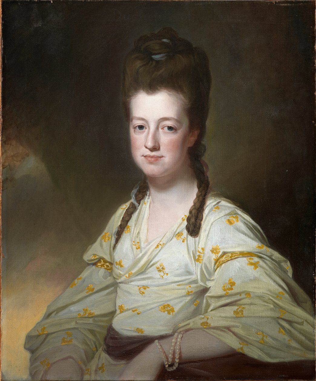 Portrét Dorothy Cavendishové, vévodkyně z Portlandu, kolem roku 1772 (olej na plátně) od George Romney