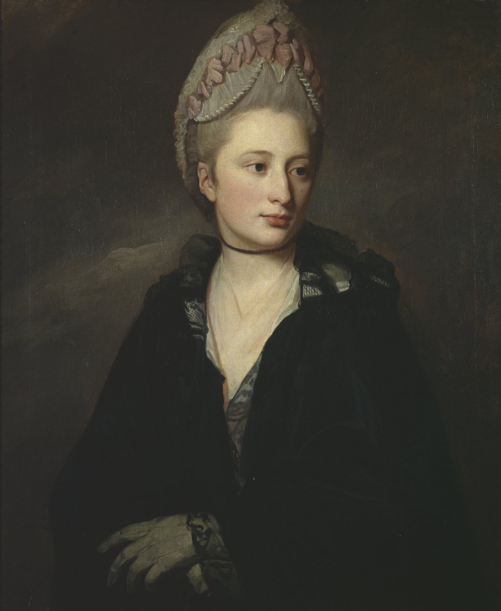 Portrét Georgiany, Lady Greville, kolem 1771-72 od George Romney