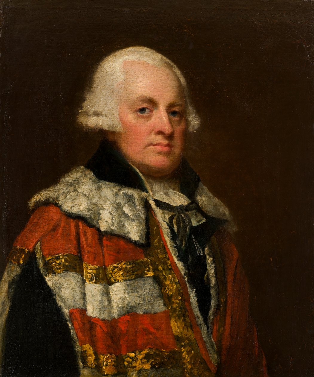 Portrét Henry 1st Lord Bradford, cca 1765-1800 (olej na plátně) od George Romney