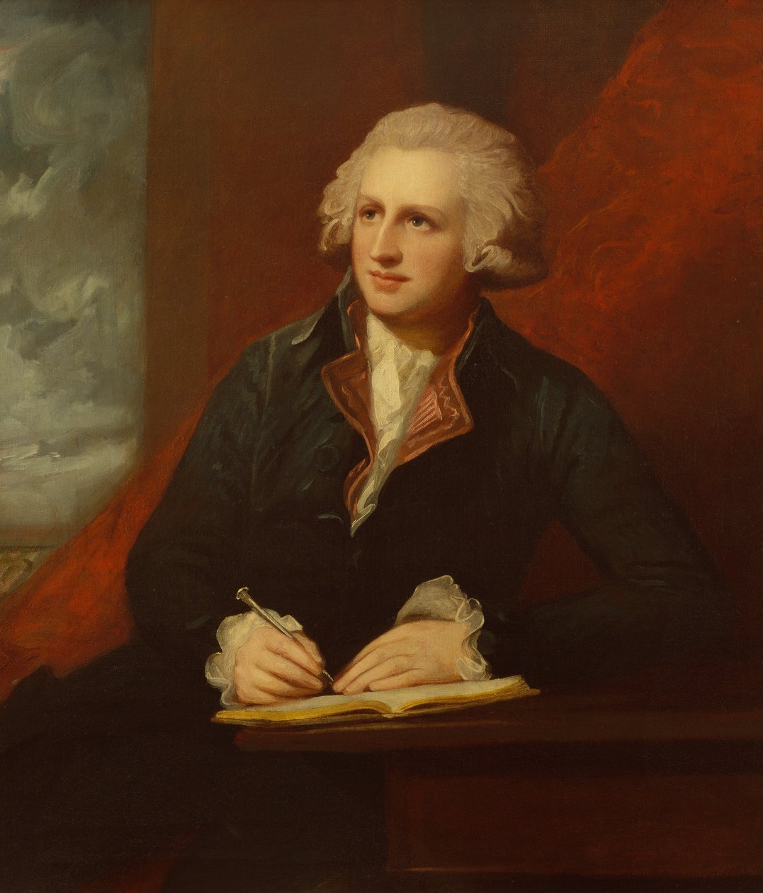 Portrét Johna Blackburna (olej na plátně) od George Romney