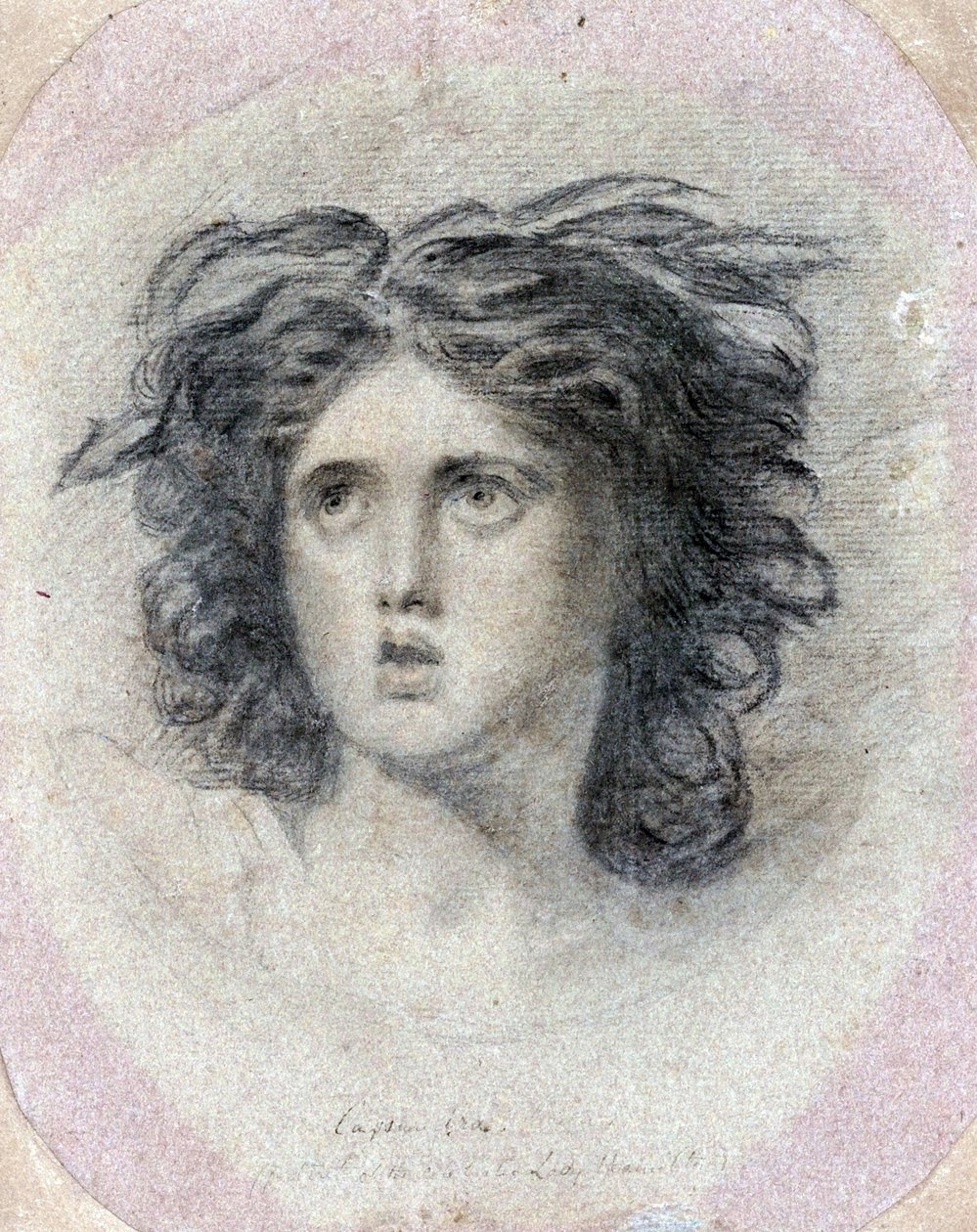Portrét lady Emmy Hamiltonové (rozené Hartové) od George Romney