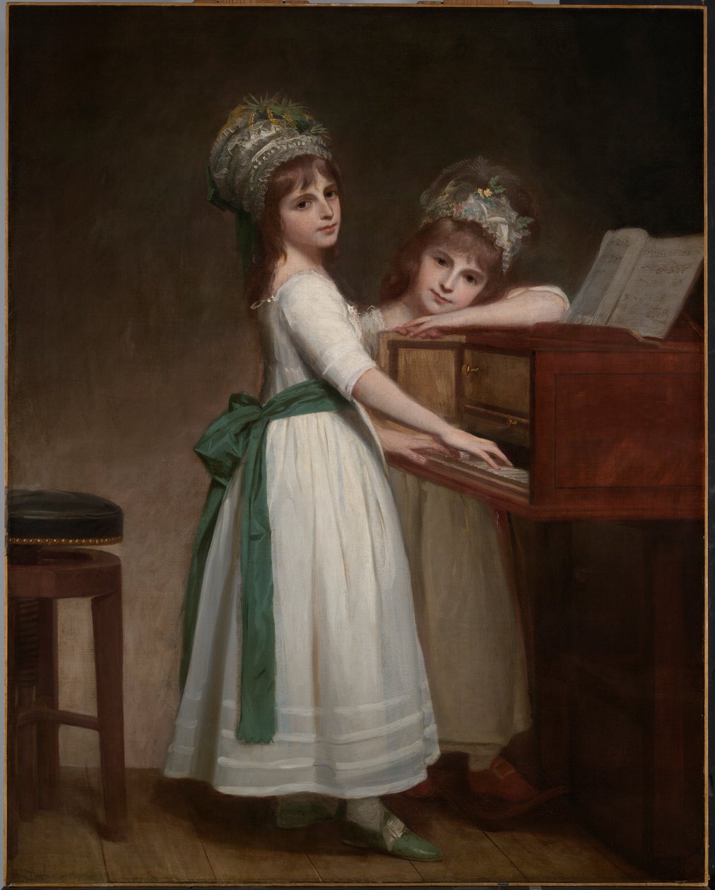 Portrét Marie a Catherine, dcer Edwarda Thurlowa, 1. barona Thurlowa od George Romney